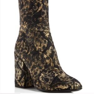 ASH NWOT Flora Metallic Jacquard Boots